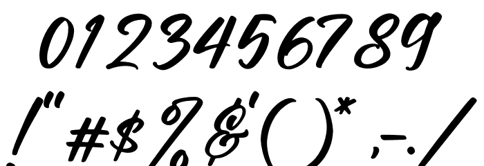 Halingtone William Font OTHER CHARS