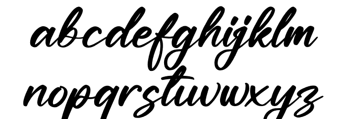 Halingtone William Font LOWERCASE