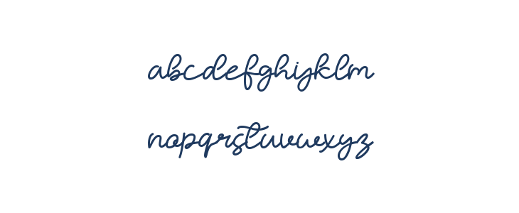 Halisah Regular Lowercase