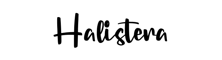 Halistera  Скачать бесплатные шрифты