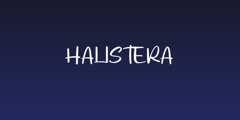 Halistera Social Header