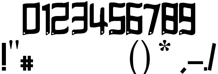 Halit's Font! Font OTHER CHARS