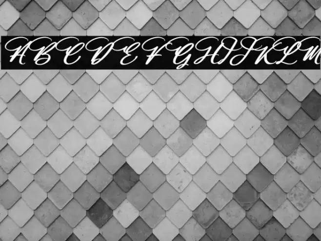 Halittany Badela Italic Font examples