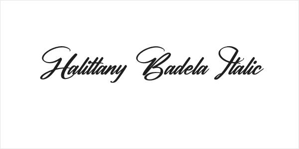 Halittany Badela Italic Logo