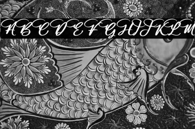 Halittany Badela Font examples