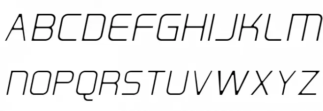 Hall Fetica Decompose Italic Polices MAJUSCULES