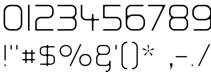 Hall Fetica Decompose Font OTHER CHARS