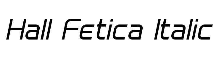 Italic fonts. Fetica.