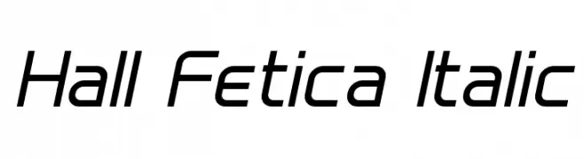 Hall Fetica Italic  Fuentes Gratis Descargar