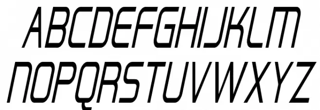 Hall Fetica Narrow Italic Fuentes MAYÚSCULAS