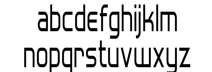 Hall Fetica Narrow Font LOWERCASE