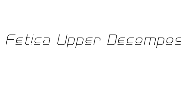 Hall Fetica Upper Decompose It Logo