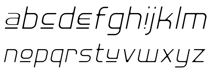 Hall Fetica Upper Decompose It Font LOWERCASE