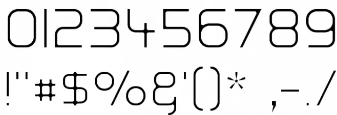 Hall Fetica Upper Decompose Font OTHER CHARS