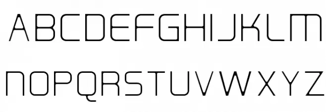Hall Fetica Upper Decompose Шрифта ВЕРХНИЙ
