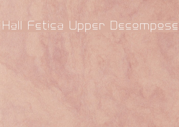 Hall Fetica Upper Decompose Example 2