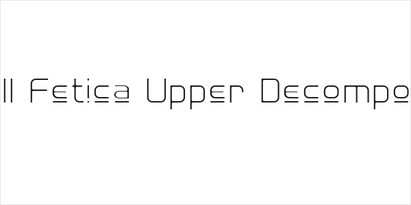 Hall Fetica Upper Decompose Logo