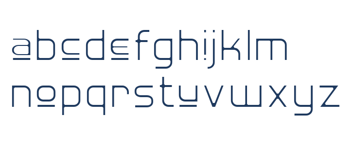 Hall Fetica Upper Decompose Lowercase