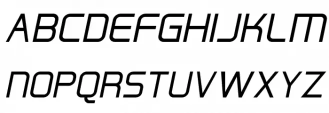 Hall Fetica Upper Italic Schriftart Groß