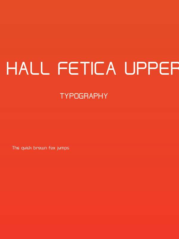 Hall Fetica Upper Poster