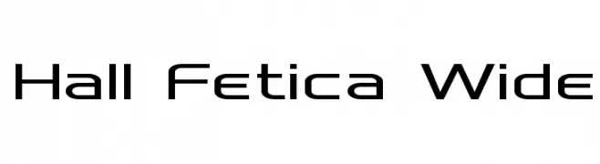 Hall Fetica Wide  font caratteri gratis