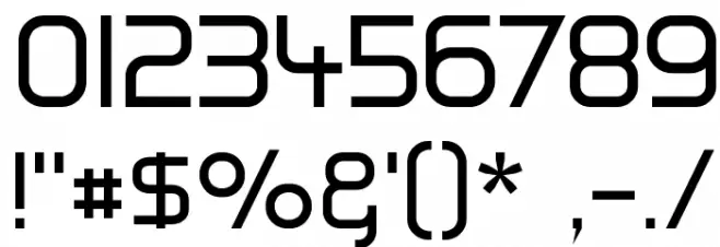 Hall Fetica Font OTHER CHARS