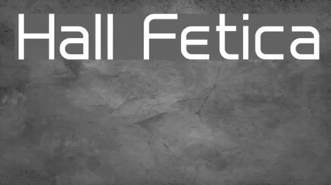 Hall Fetica Font examples