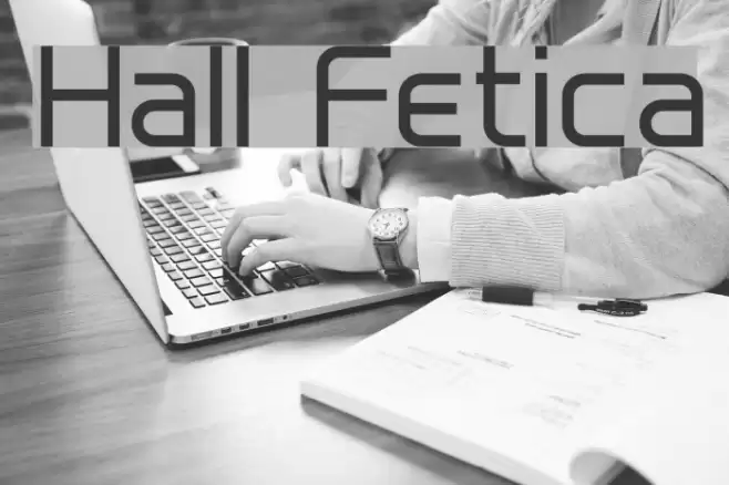 Hall Fetica Font examples