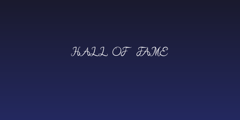 Hall of Fame Social Header
