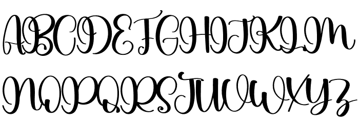 Hall Font UPPERCASE