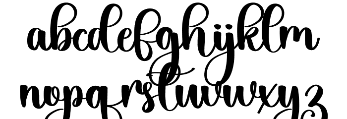 Hall Font LOWERCASE