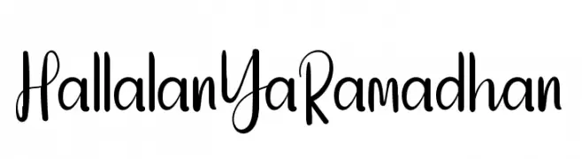 Hallalan Ya Ramadhan  Fuentes Gratis Descargar