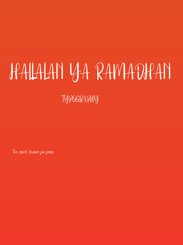 Hallalan Ya Ramadhan Poster