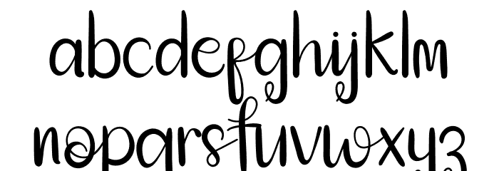 Hallalan Ya Ramadhan Font LOWERCASE