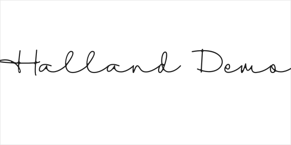 Halland Demo Logo