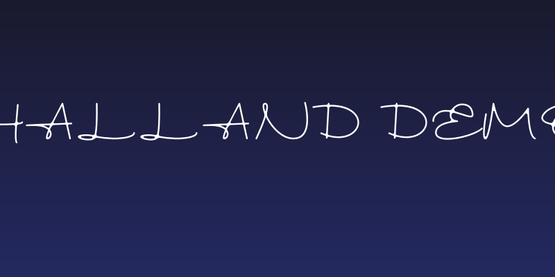 Halland Demo Social Header