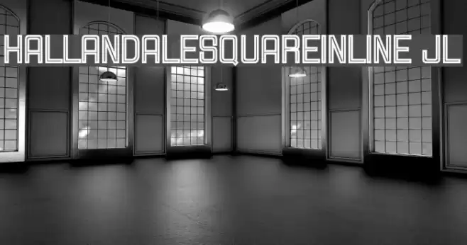 HallandaleSquareInline JL Font examples