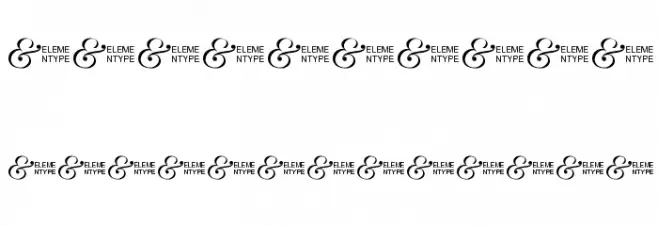 Hallelujah Font OTHER CHARS