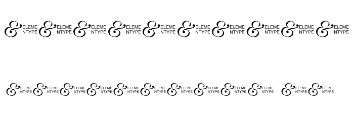 Hallelujah Font OTHER CHARS
