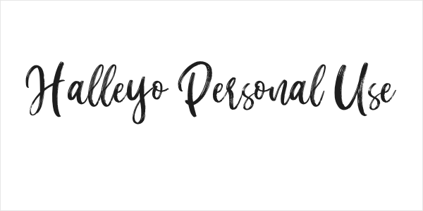 Halleyo Personal Use Logo