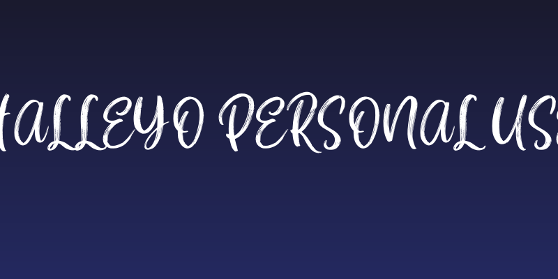 Halleyo Personal Use Social Header