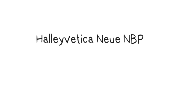 Halleyvetica Neue NBP Logo