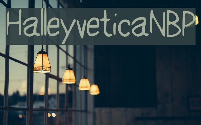 HalleyveticaNBP Font examples