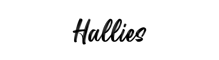 Hallies  font caratteri gratis