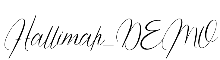 Hallimah_DEMO  Frei Schriftart Herunterladen