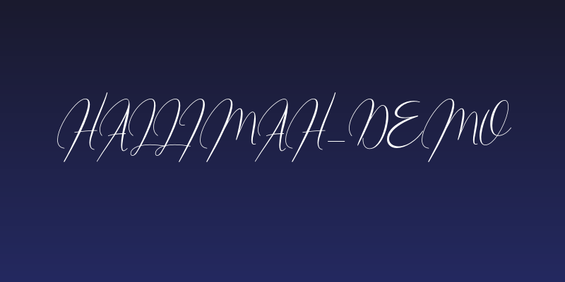 Hallimah_DEMO Social Header