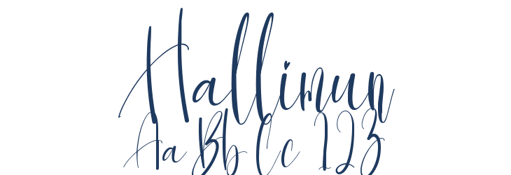 Hallimun Font Preview