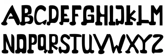 Hallimuna Font Litere mari