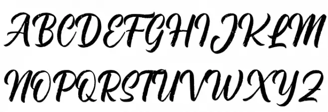 Hallington Schriftart Groß