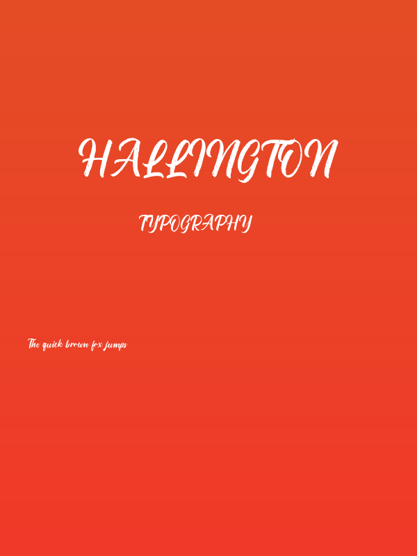 Hallington Poster